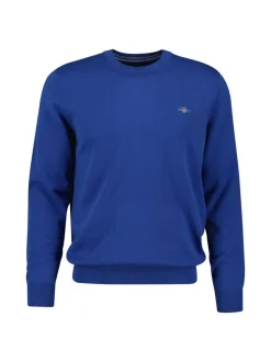Gant Herren Strickpullover in blau - Ärmel: langarm