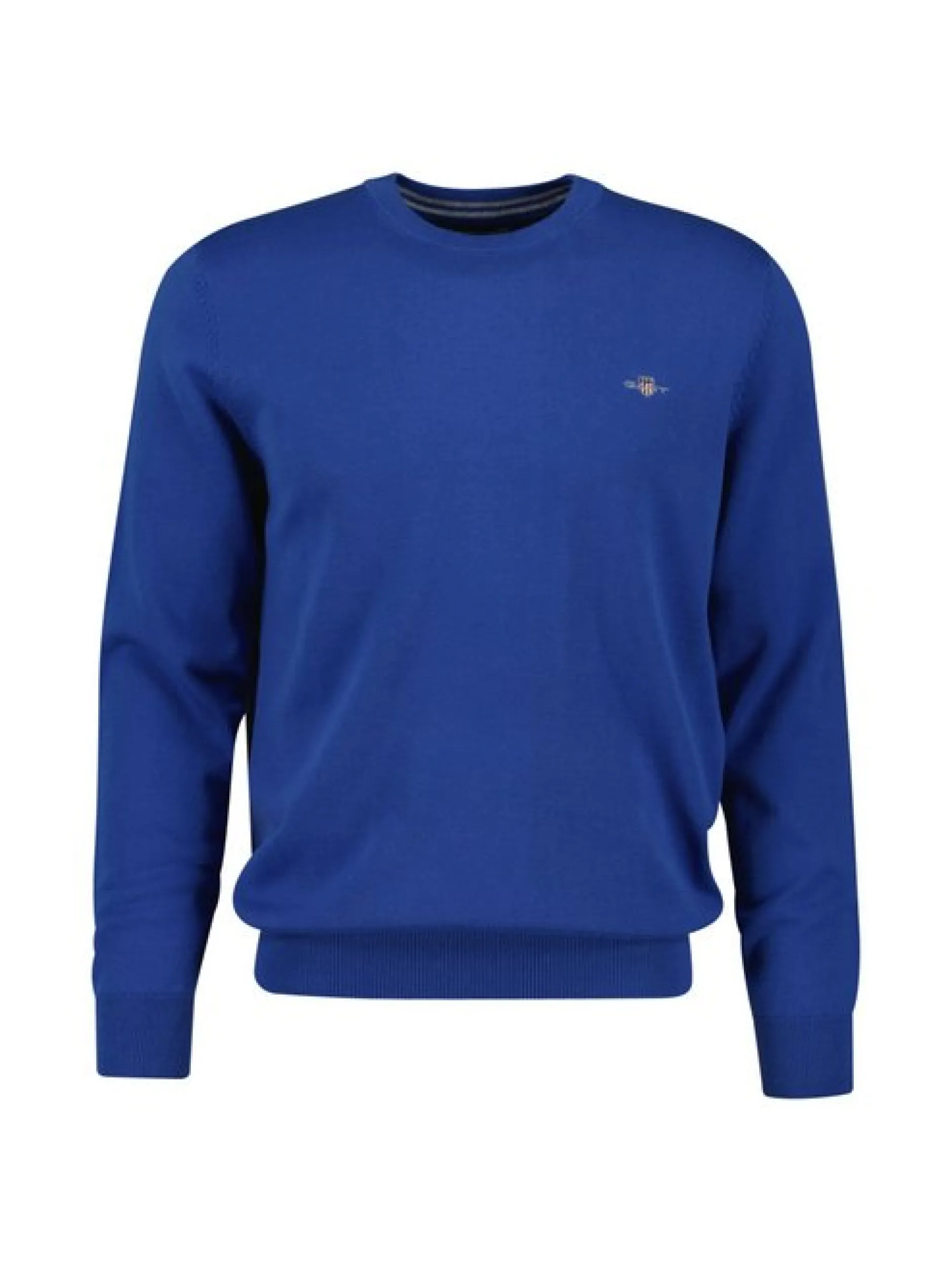 Gant Herren Strickpullover in blau - Ärmel: langarm
