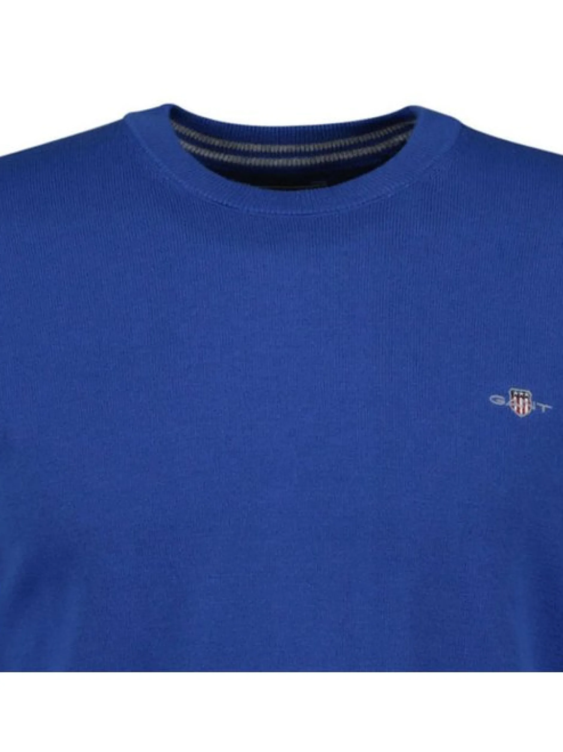 Gant Herren Strickpullover in blau - Ärmel: langarm