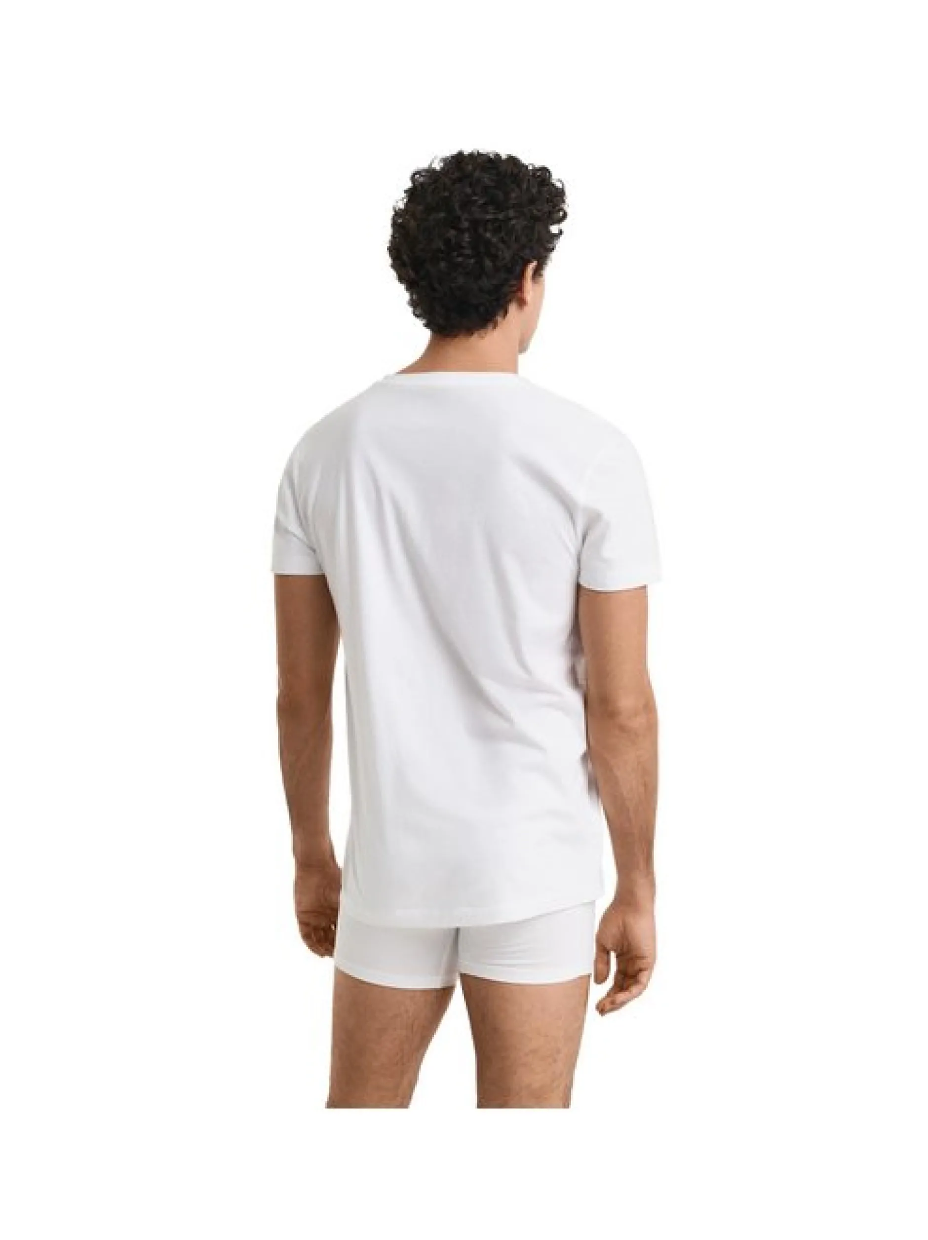 Gant Herren T-Shirt 4er Pack in weiß - Ärmel: kurzarm