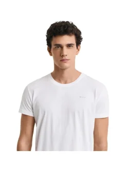 Gant Herren T-Shirt 2er Pack in weiß - Ärmel: kurzarm