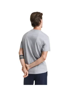 Gant Herren T-Shirt in grau - Ausschnitt: Rundhals