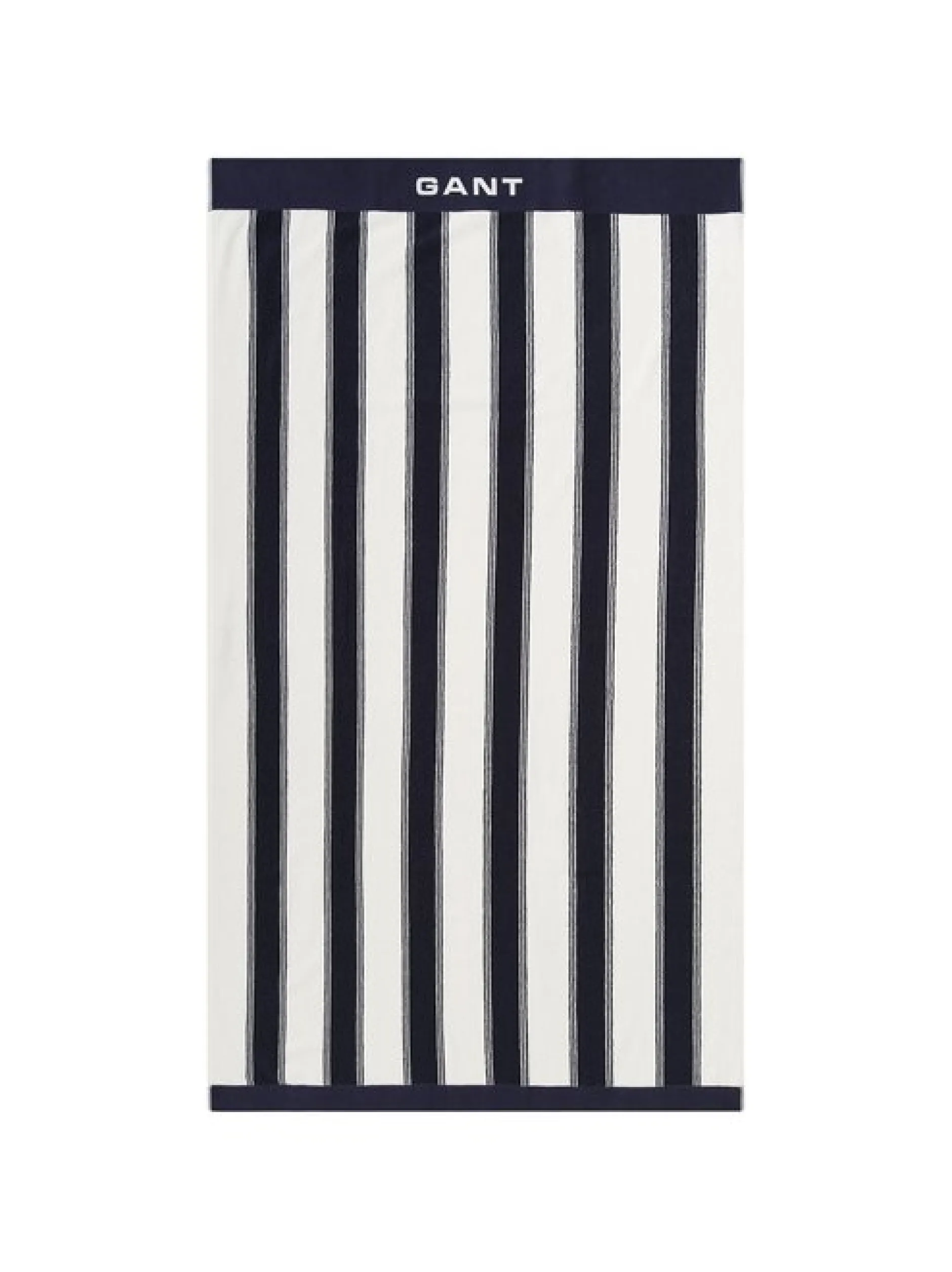 Gant Unisex Strandtuch in marine weiß