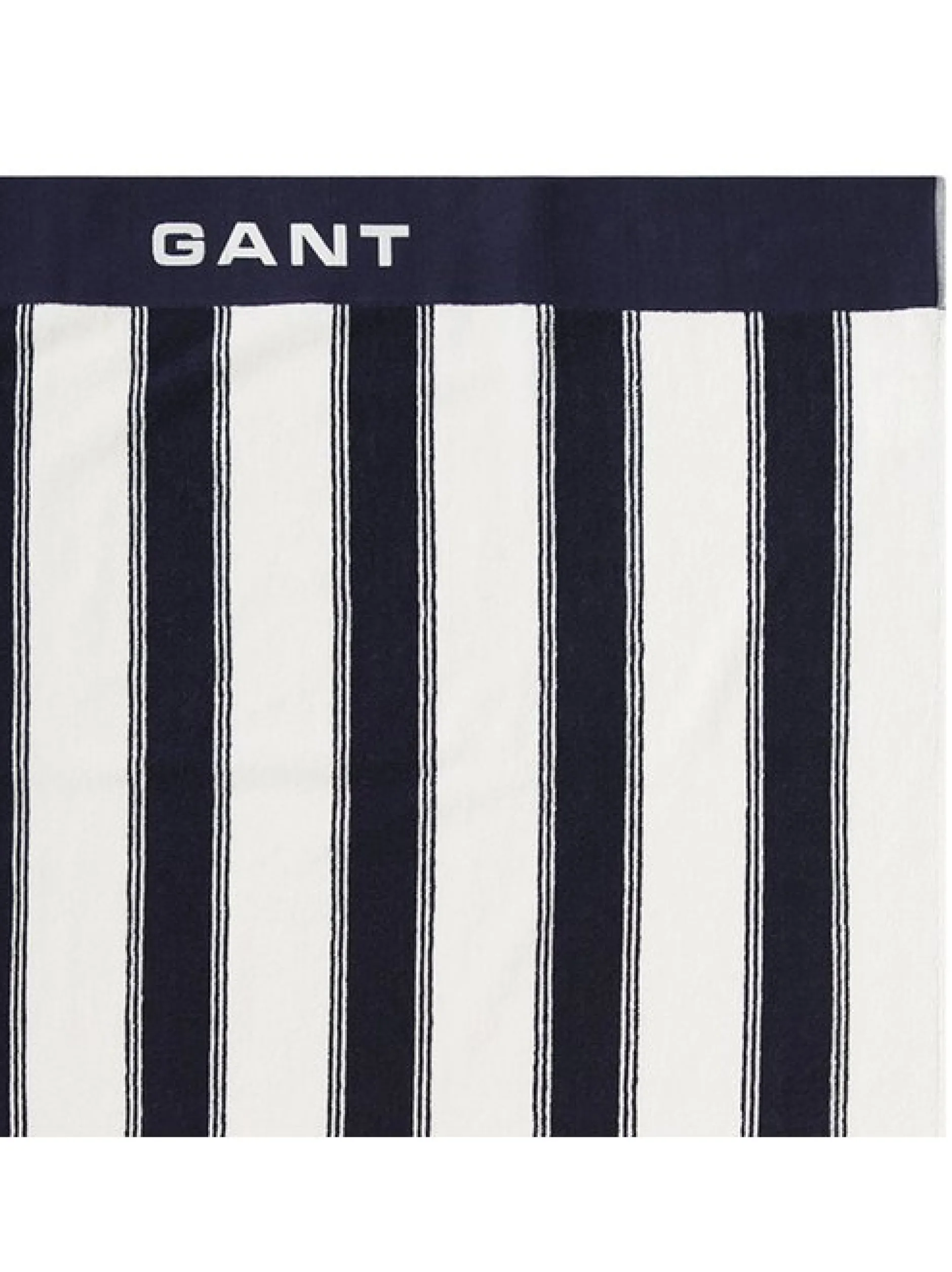 Gant Unisex Strandtuch in marine weiß
