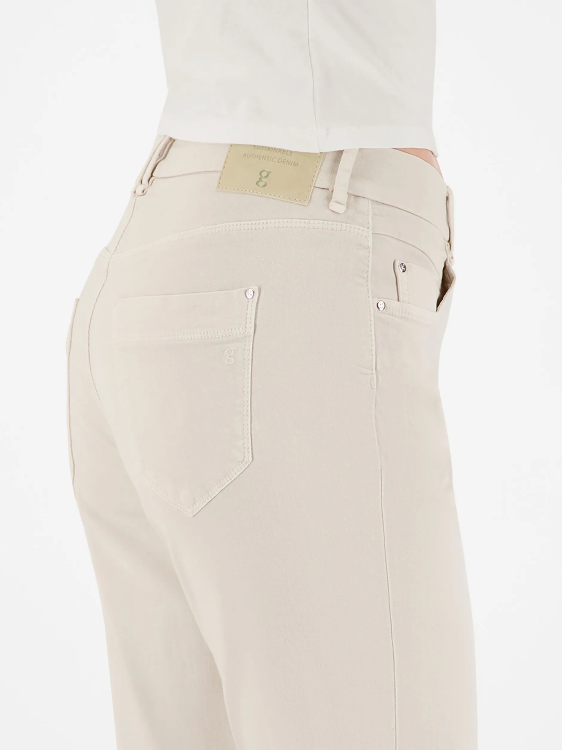 Gardeur Damen Hose - ZURI121 in sand - Länge: lang