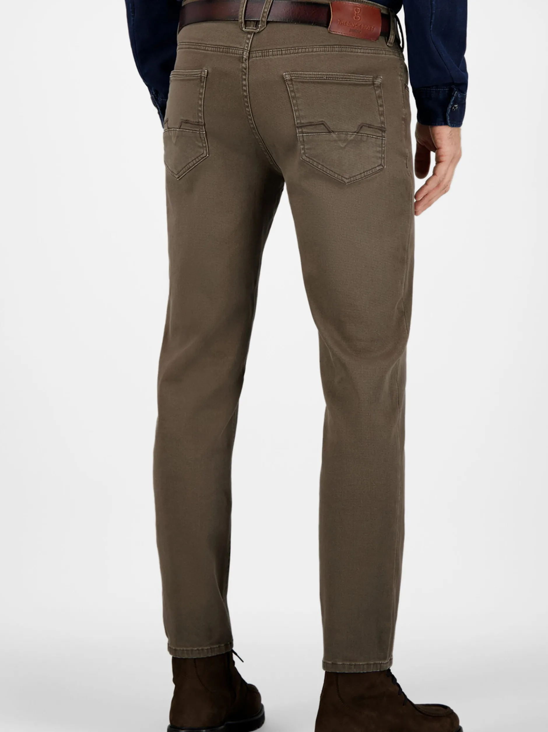 Gardeur Herren Jeans TUCKER in braun - Länge: lang