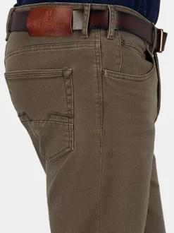 Gardeur Herren Jeans TUCKER in braun - Länge: lang
