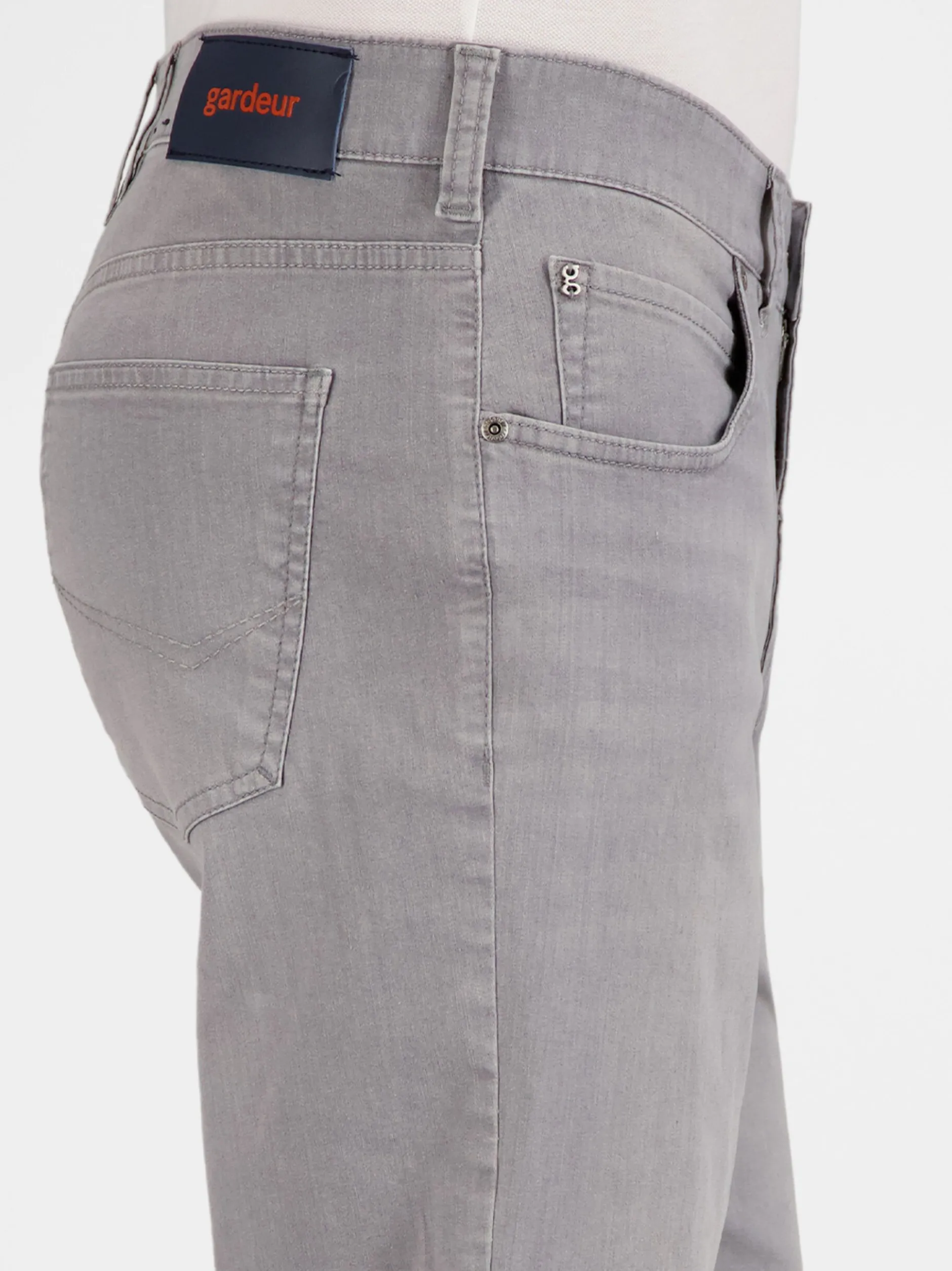 Gardeur Herren Shorts - JOHN in anthrazit - Länge: kurz