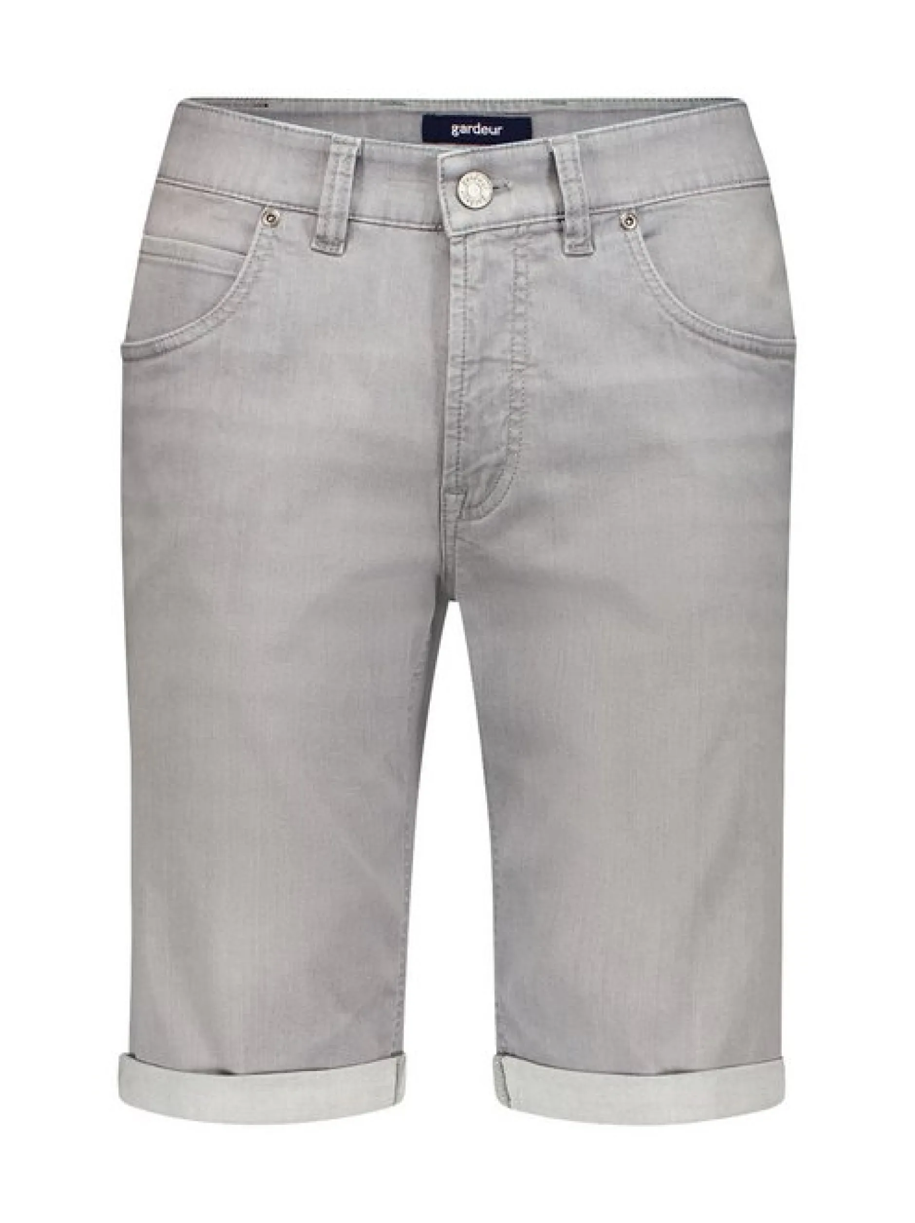 Gardeur Herren Shorts - JOHN in anthrazit - Länge: kurz