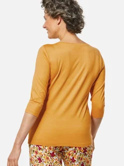 Goldner Damen 3/4-Arm-Shirts in mais - Ärmel: 3/4 Arm