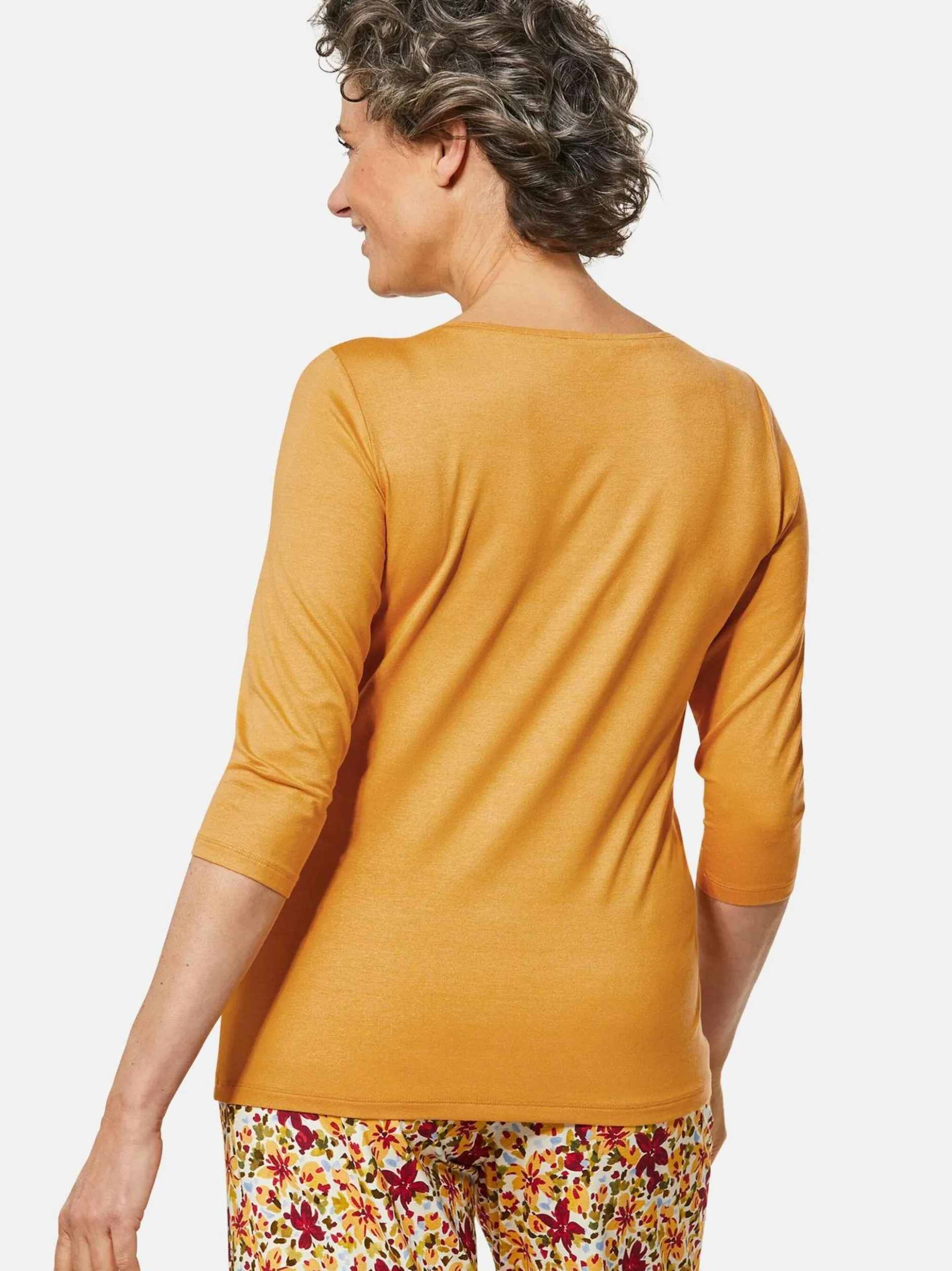 Goldner Damen 3/4-Arm-Shirts in mais - Ärmel: 3/4 Arm