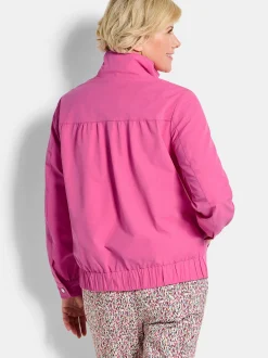 Goldner Damen Übergangsjacken - Kurzgröße in pink