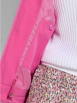 Goldner Damen Übergangsjacken - Kurzgröße in pink