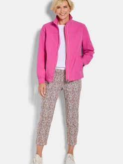 Goldner Damen Übergangsjacken - Kurzgröße in pink