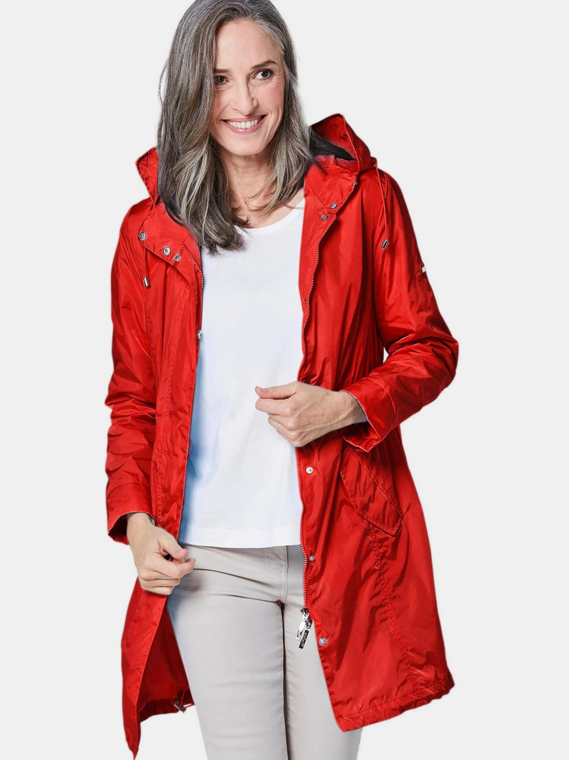 Goldner Damen Übergangs- & leichte Jacken in rot