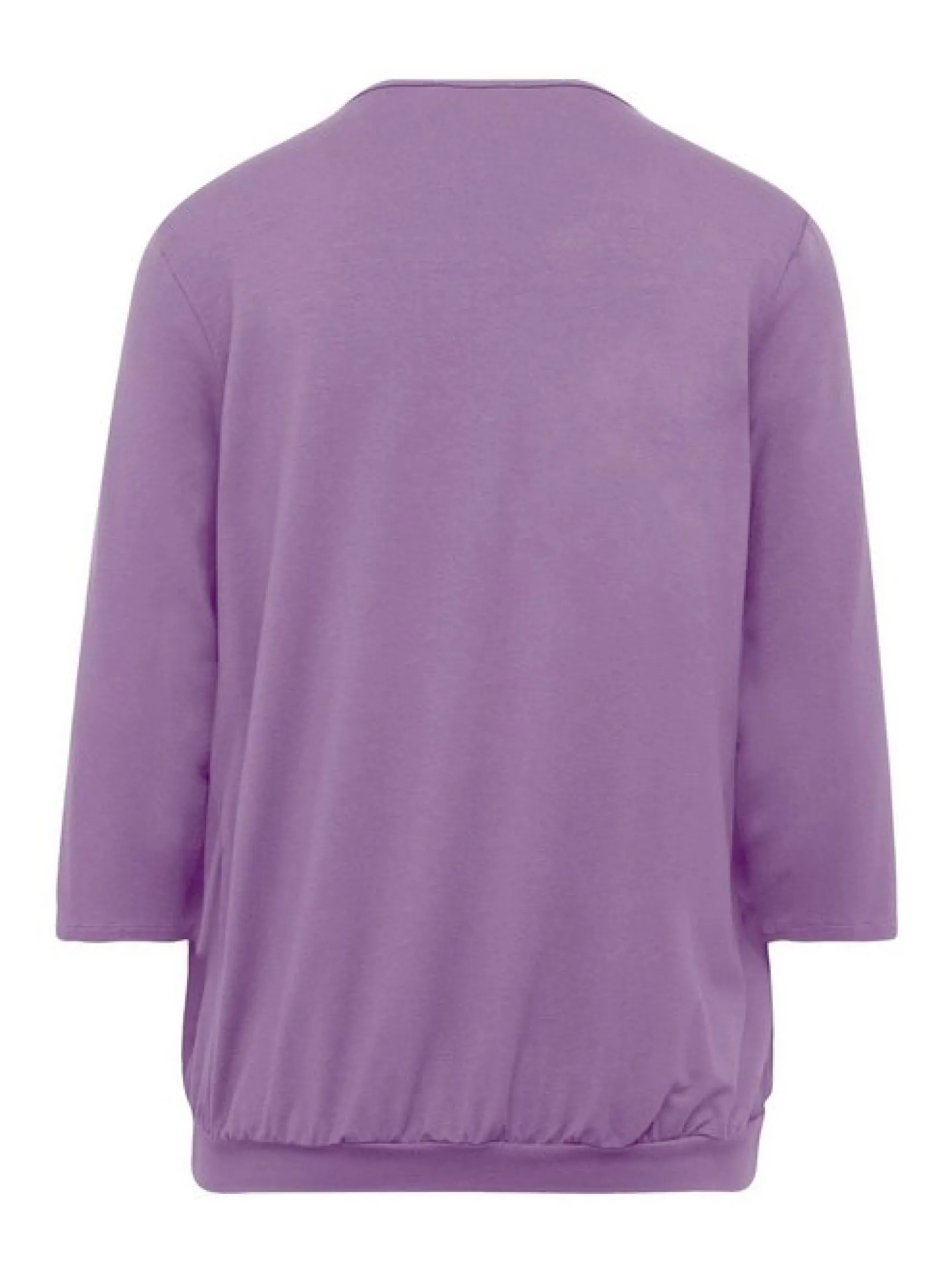 Goldner Damen Blusenshirts in lila - Ärmel: 3/4 Arm