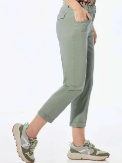 Goldner Damen Capri- & 7/8-Hosen in grün