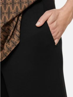 Goldner Damen Capri- & 7/8-Hosen - Kurzgröße in schwarz