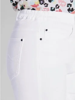 Goldner Damen Capri- & 7/8-Hosen - Kurzgröße in weiß