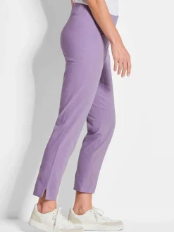 Goldner Damen Capri- & 7/8-Hosen - Kurzgröße in lila