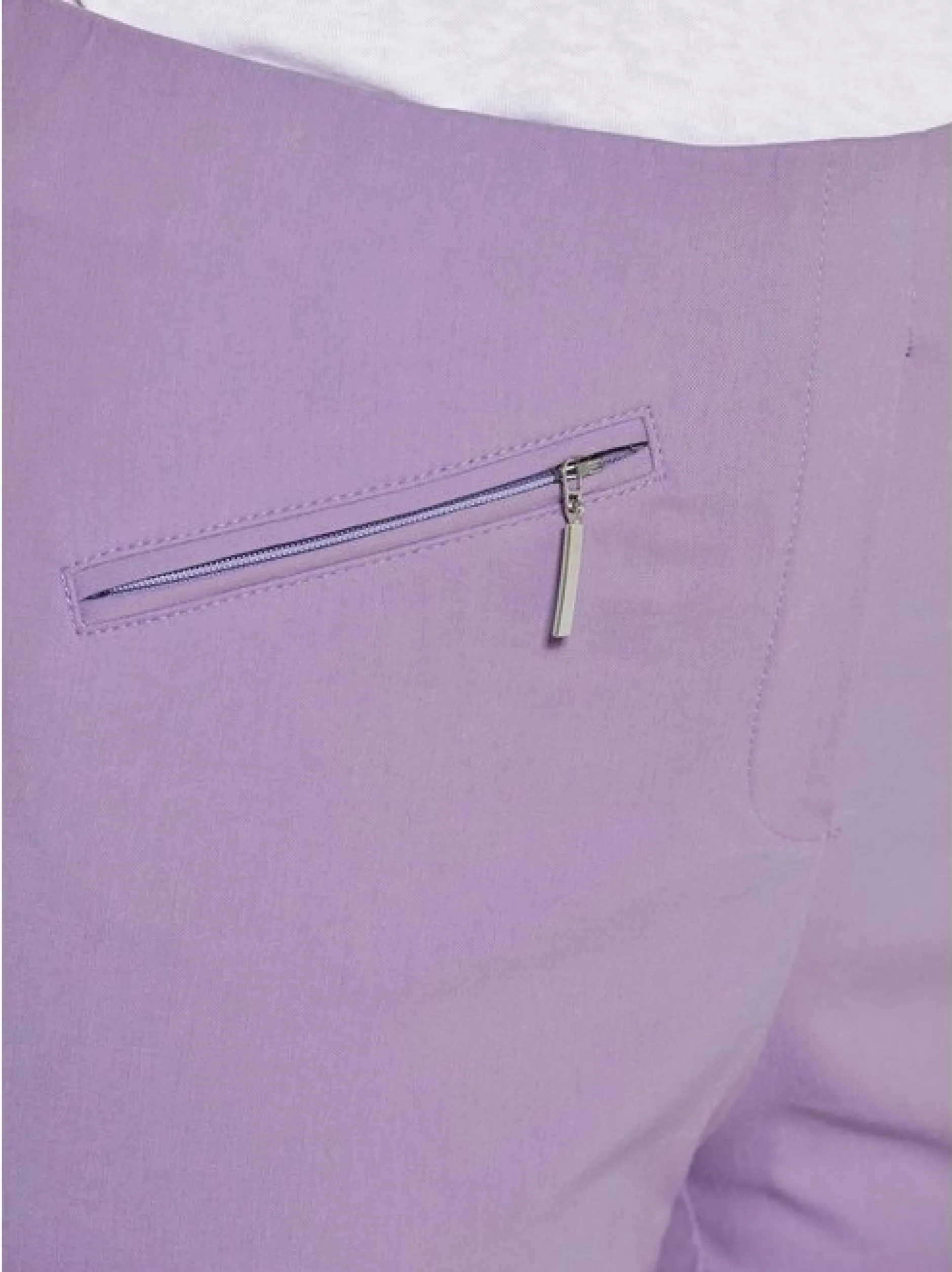 Goldner Damen Capri- & 7/8-Hosen - Kurzgröße in lila