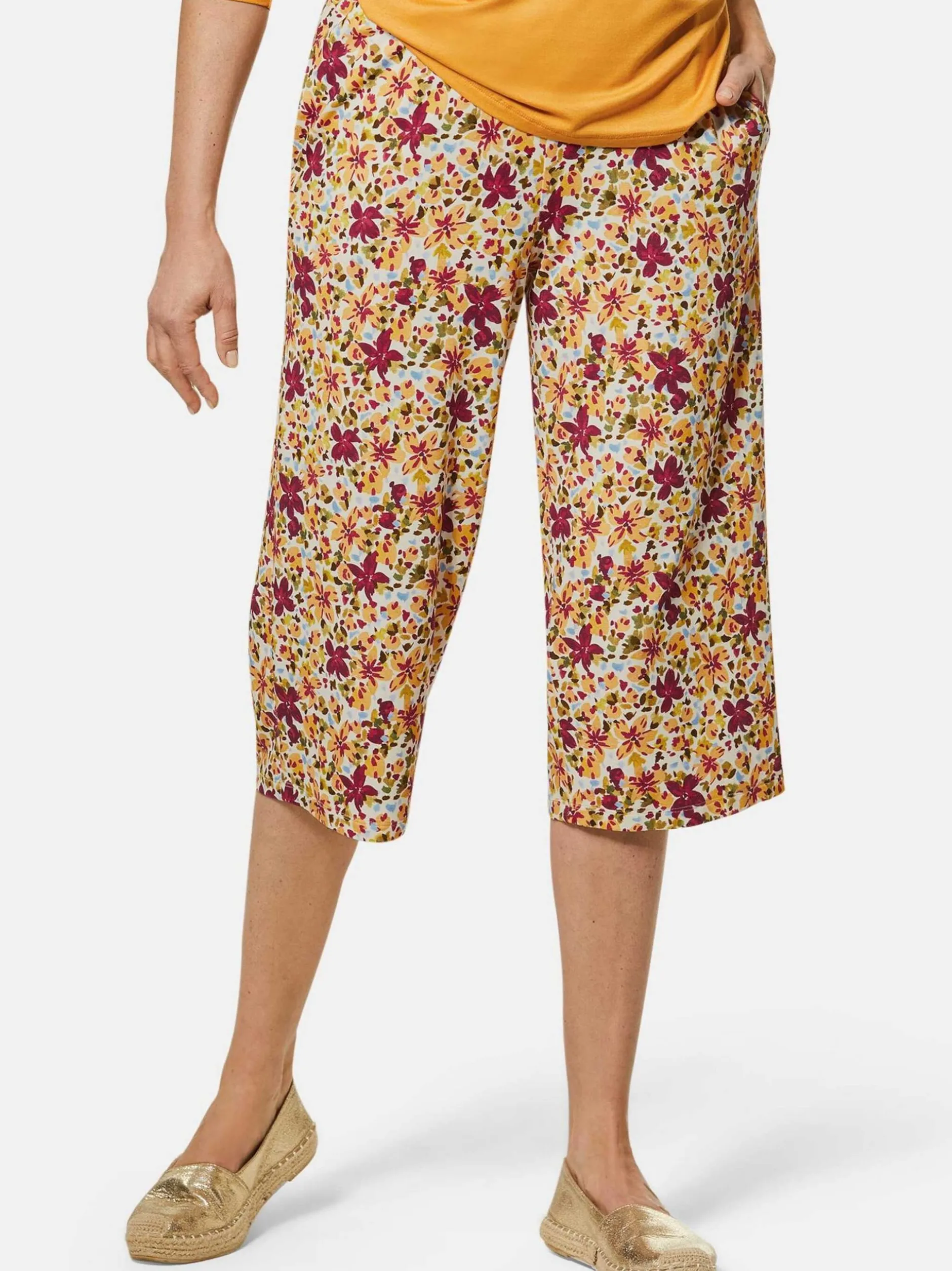 Goldner Damen Capri- & 7/8-Hosen - Kurzgröße in mehrfarbig