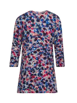 Goldner Damen Druckshirts in marine - Ärmel: 3/4 Arm