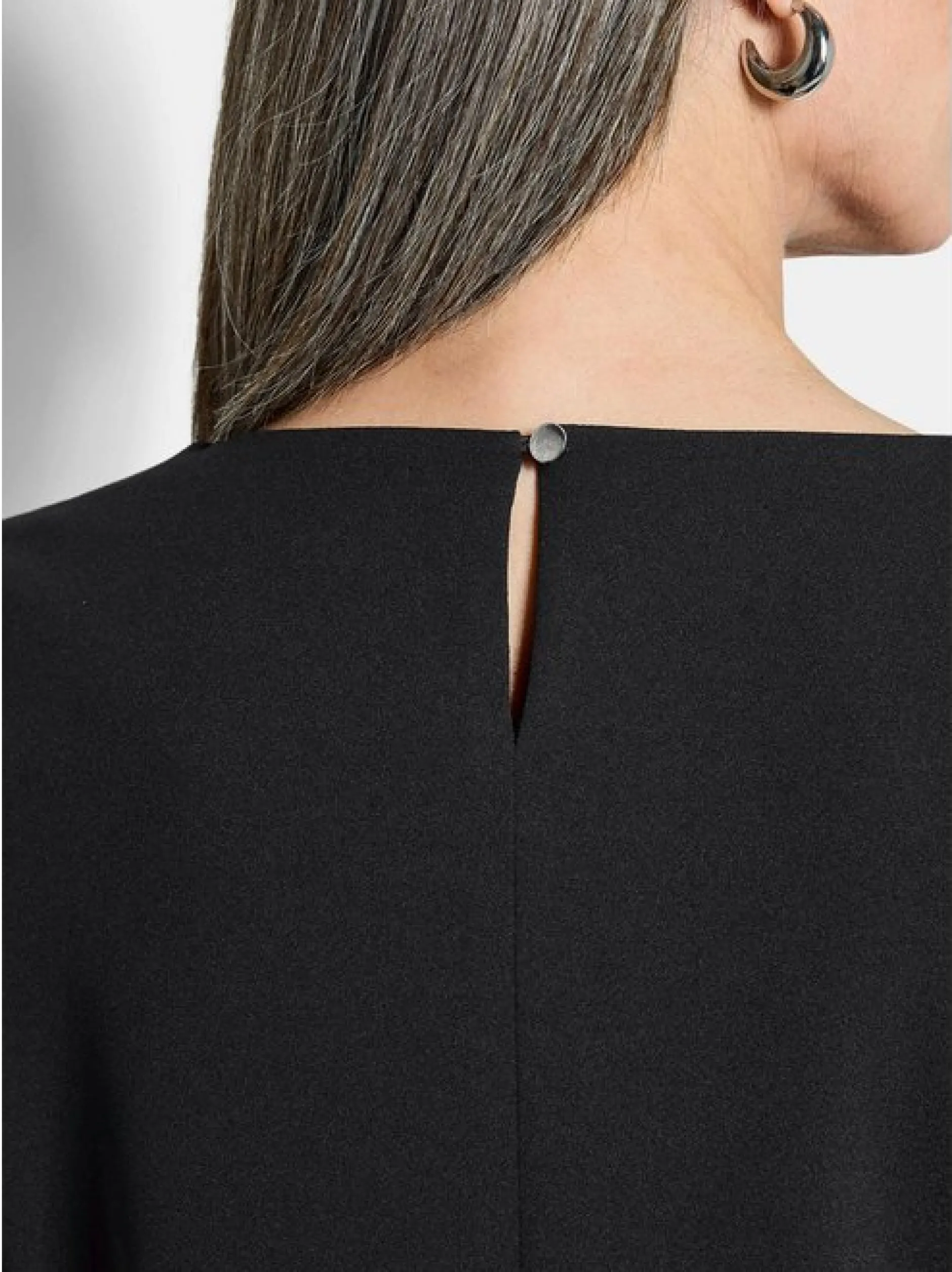 Goldner Damen Etuikleider in schwarz