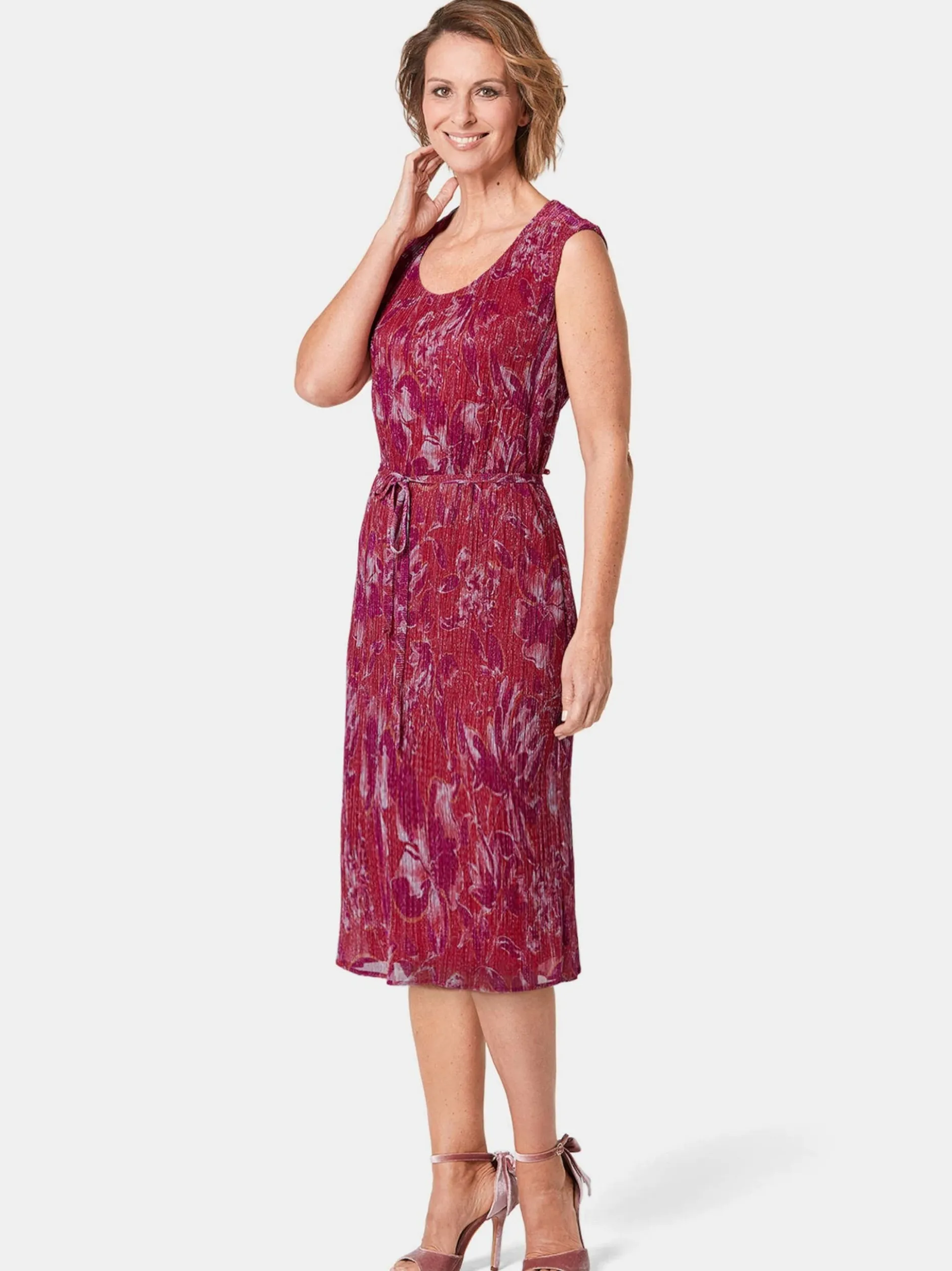 Goldner Damen Festliche Kleider in pink