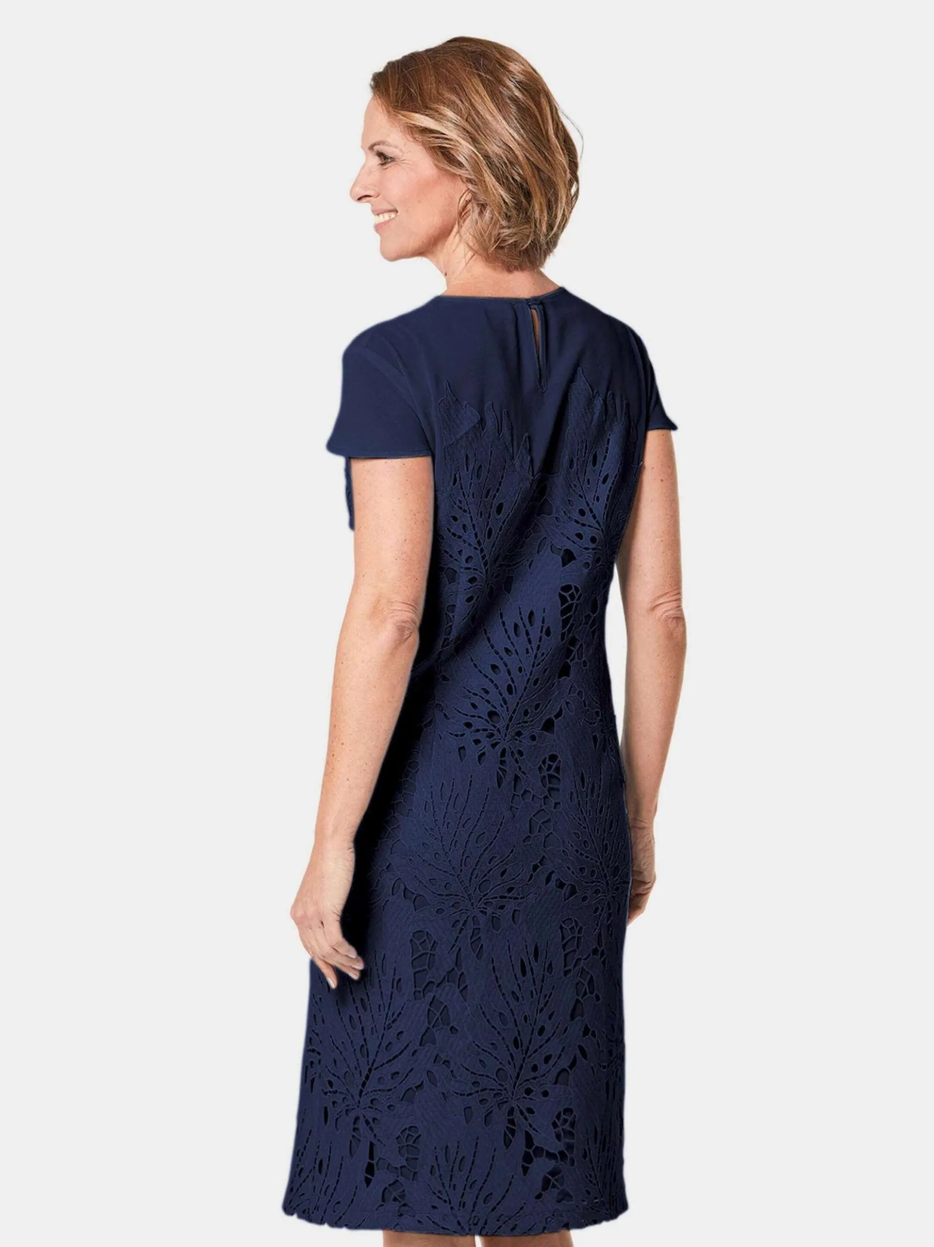 Goldner Damen Festliche Kleider in marine