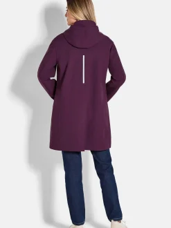 Goldner Damen Funktionsjacken in aubergine