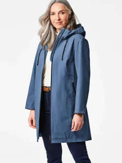 Goldner Damen Funktionsjacken in blau