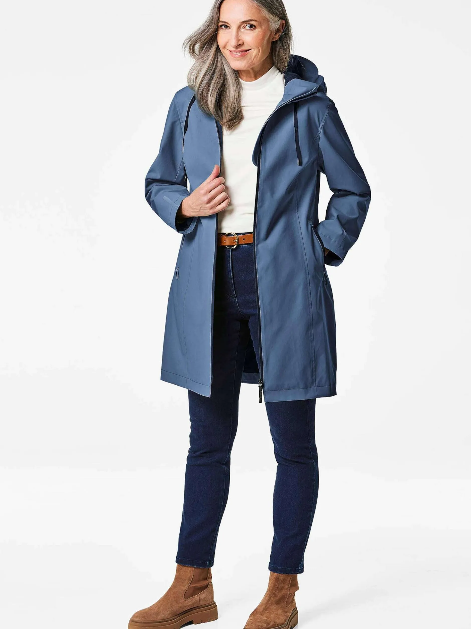 Goldner Damen Funktionsjacken in blau