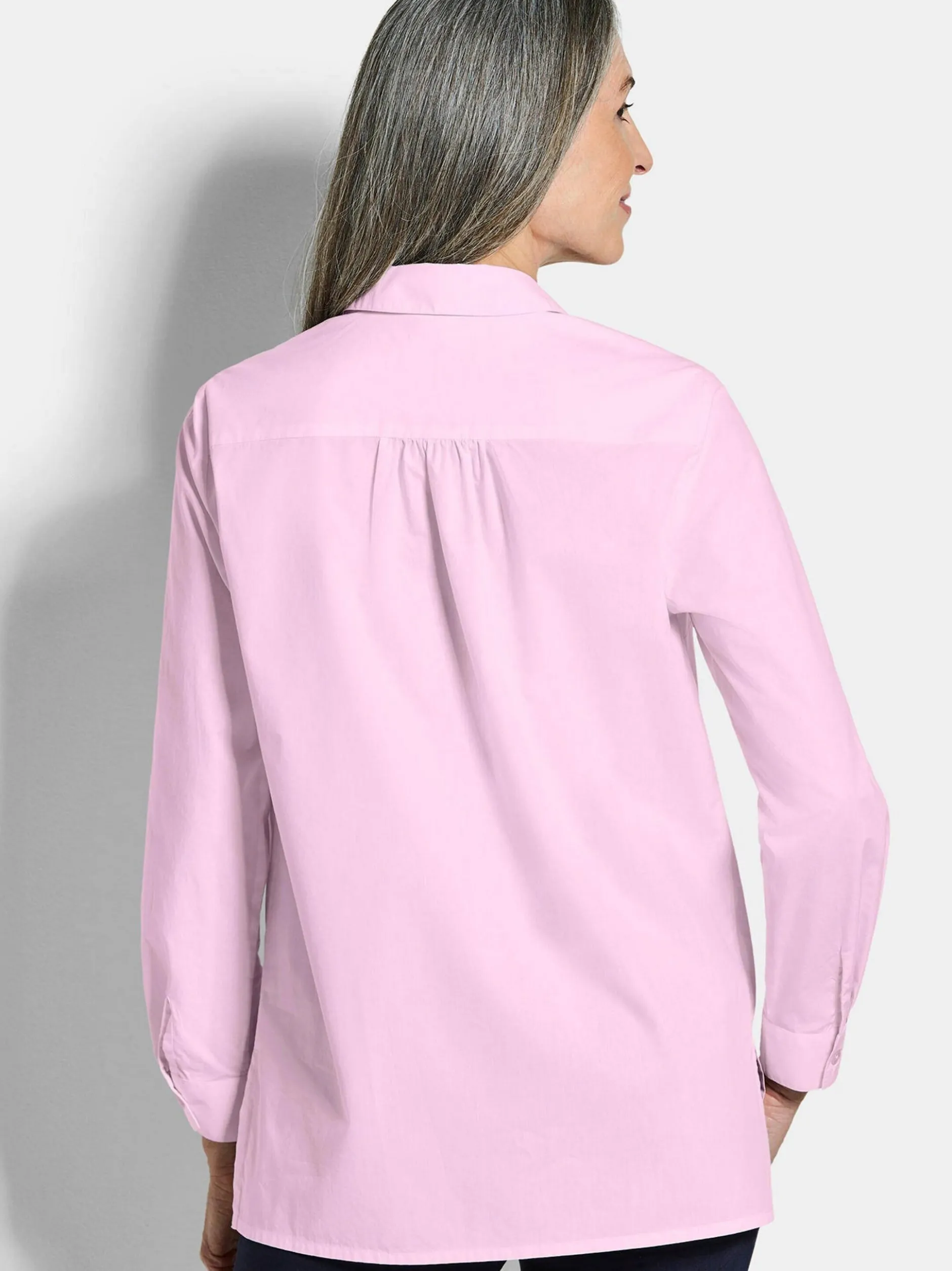 Goldner Damen Hemdblusen in rosa - Ärmel: langarm