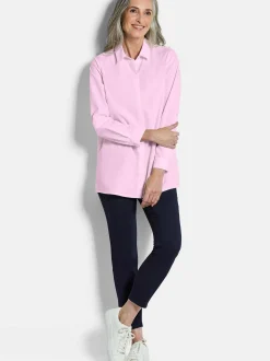 Goldner Damen Hemdblusen in rosa - Ärmel: langarm