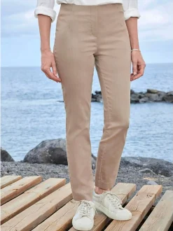 Goldner Damen Hosen in beige