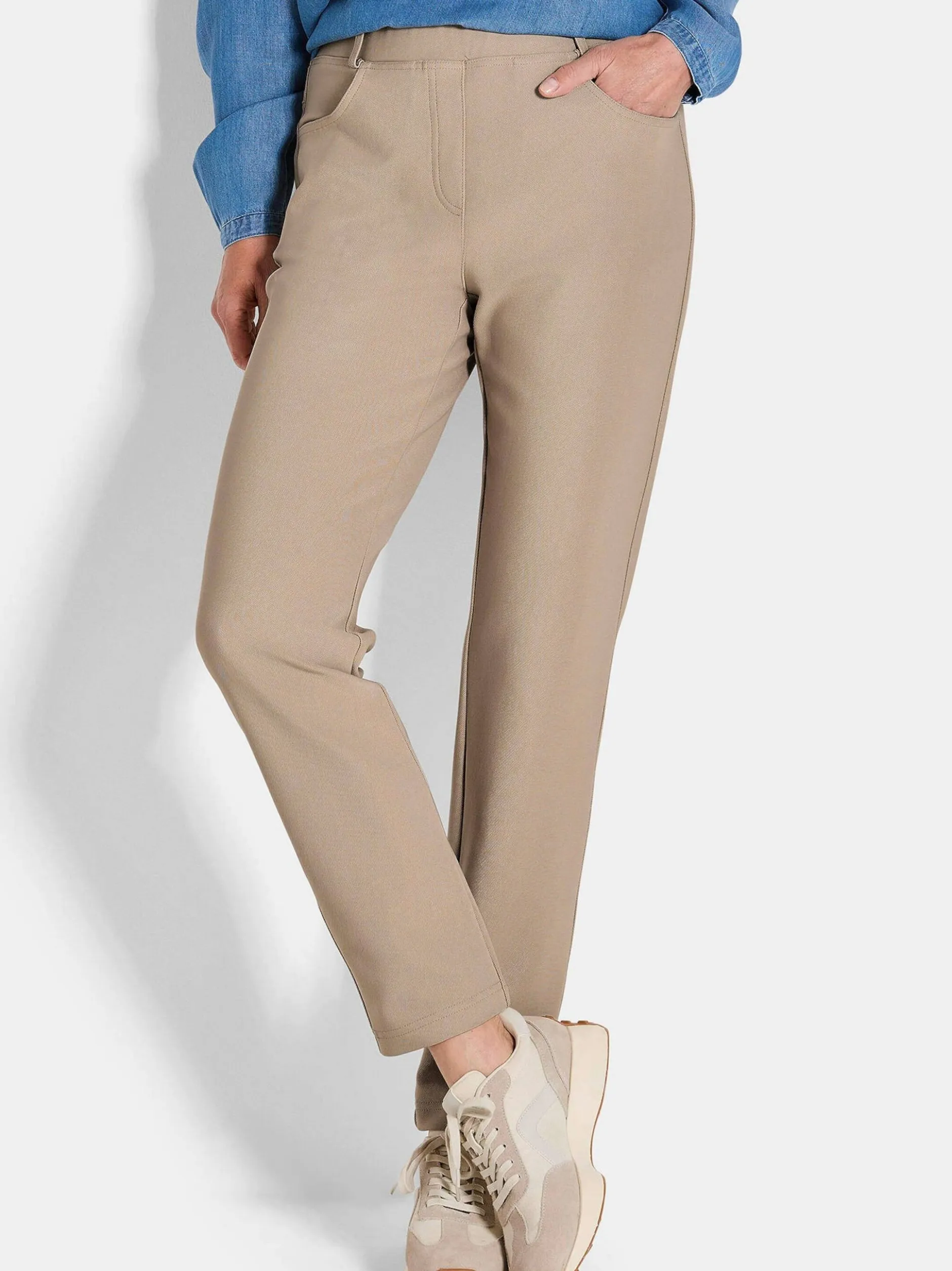 Goldner Damen Hosen in beige