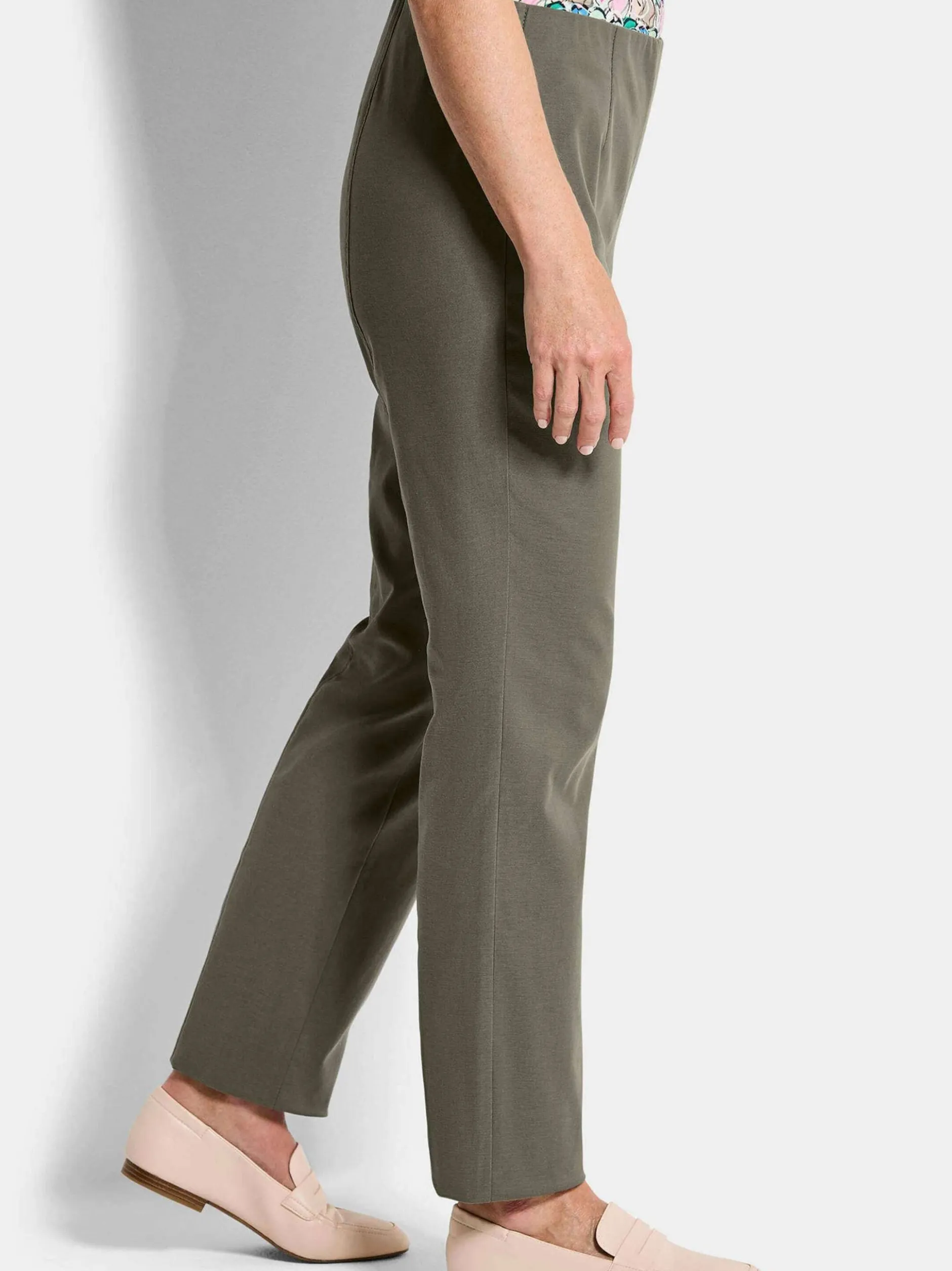 Goldner Damen Hosen in grün