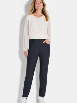 Goldner Damen Hosen in marine