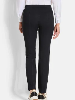 Goldner Damen Hosen in schwarz