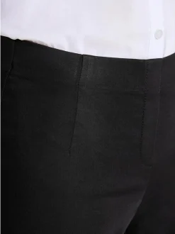 Goldner Damen Hosen in schwarz