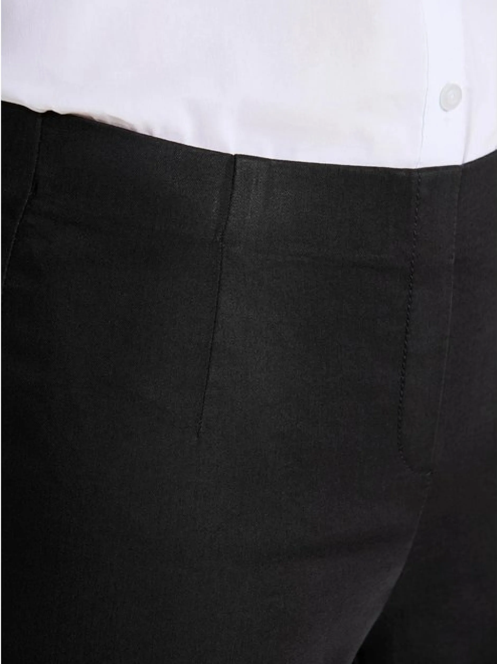 Goldner Damen Hosen in schwarz