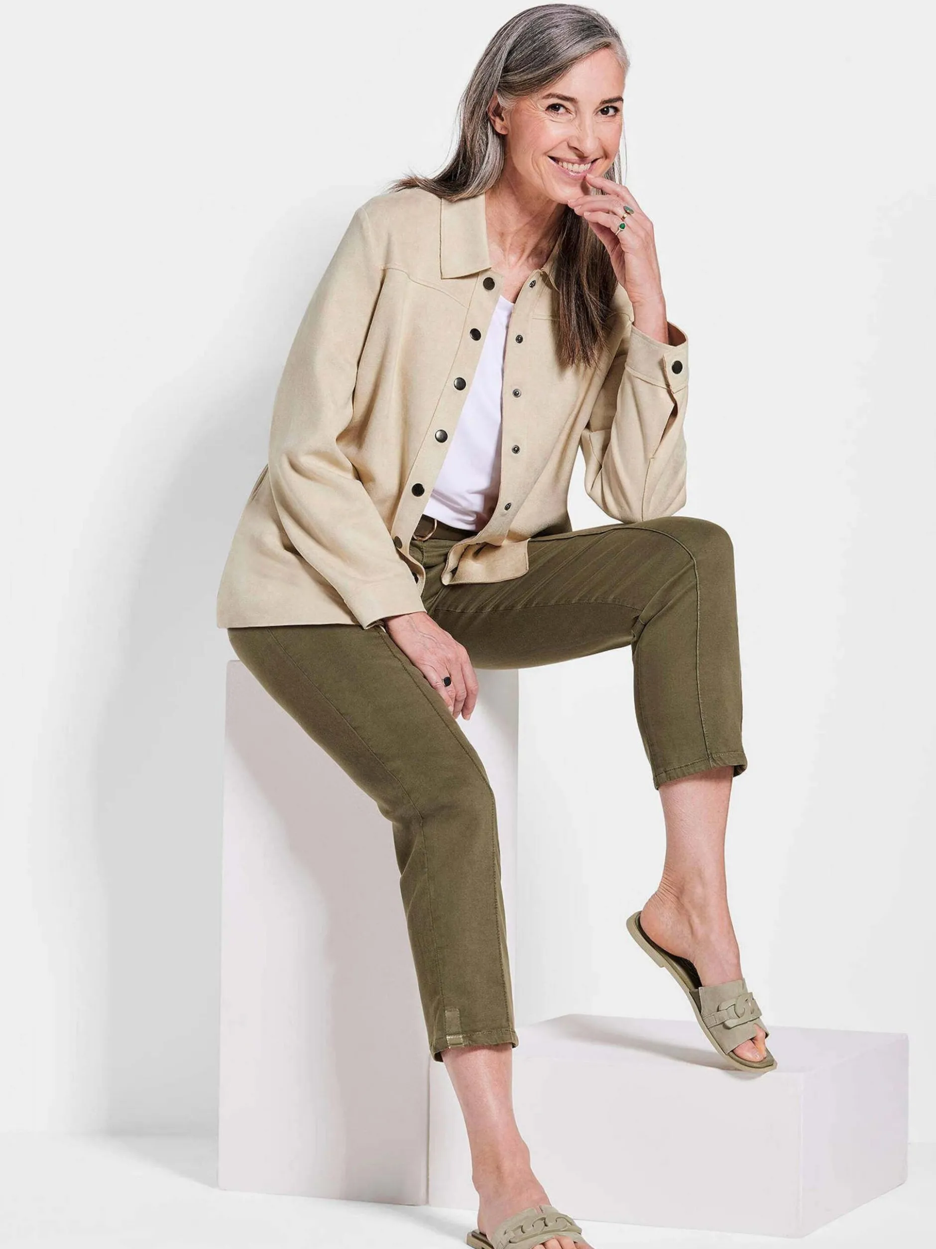Goldner Damen Jacken in beige