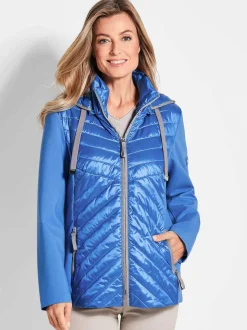 Goldner Damen Jacken in blau