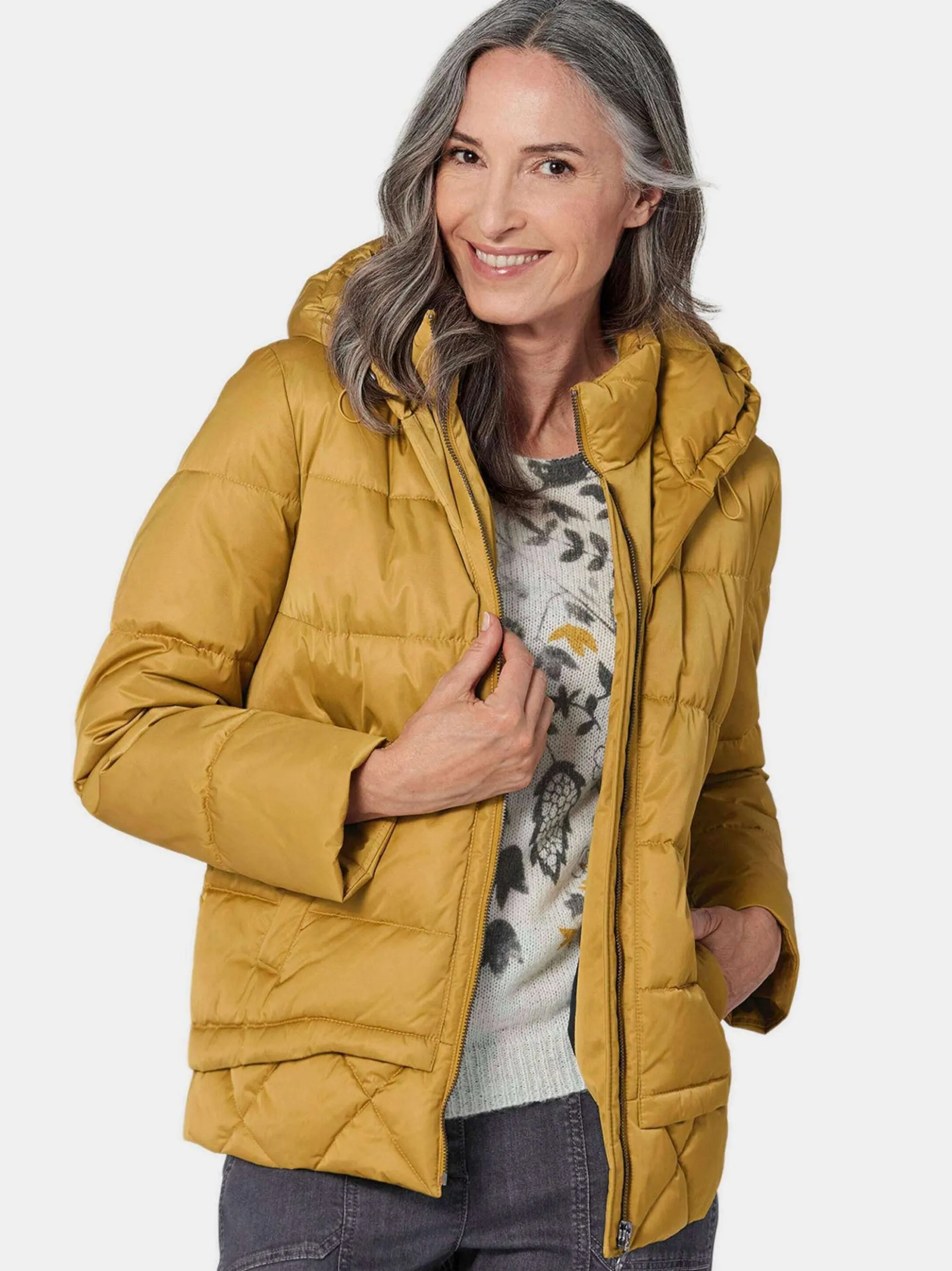 Goldner Damen Jacken in mais