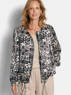 Goldner Damen Jacken in schwarz