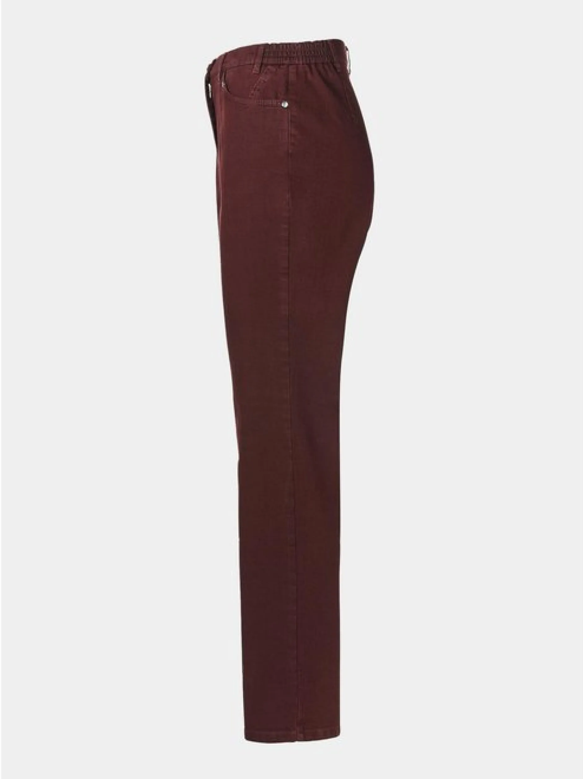 Goldner Damen Jeans in bordeaux