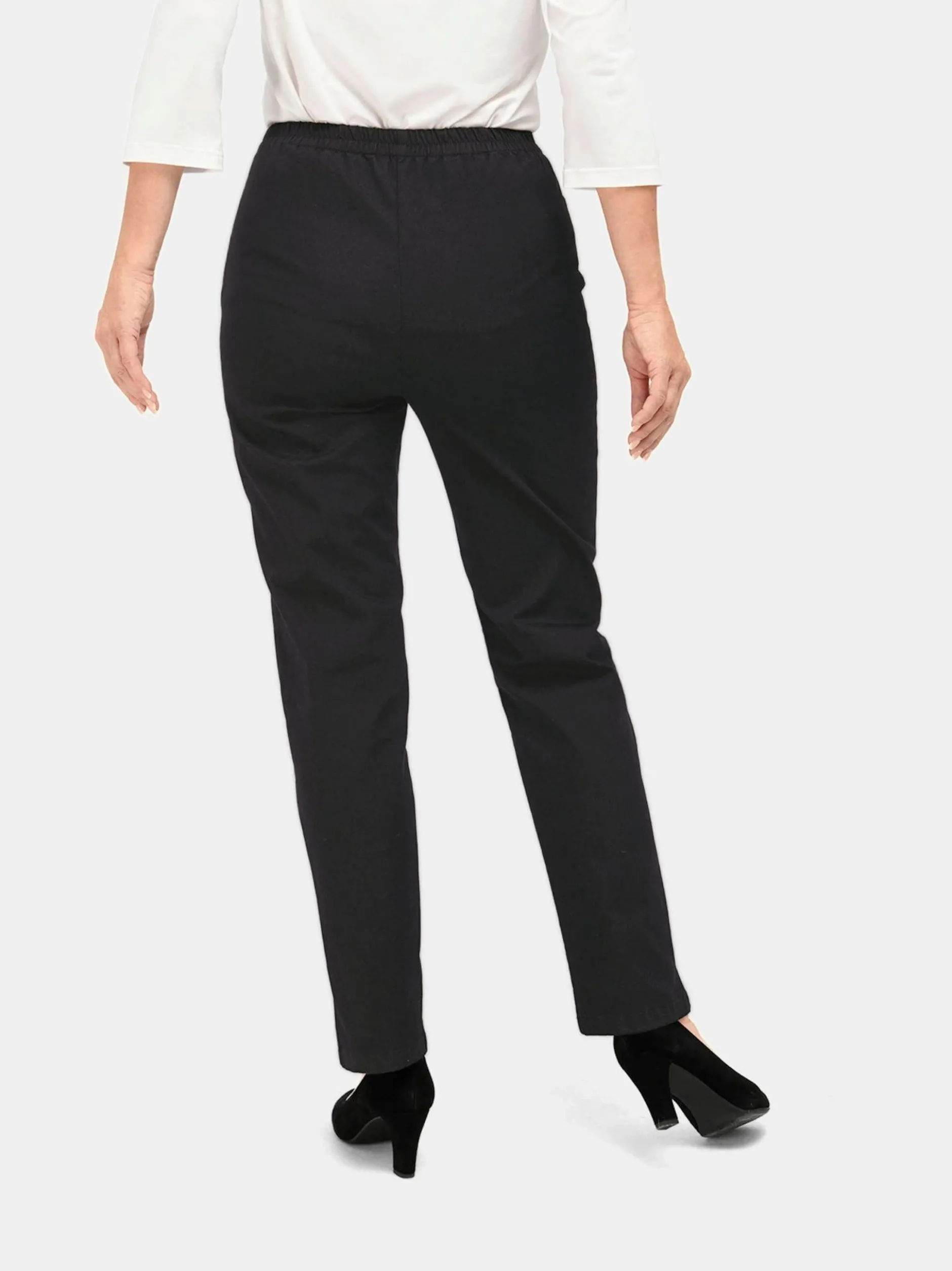 Goldner Damen Jeans in schwarz