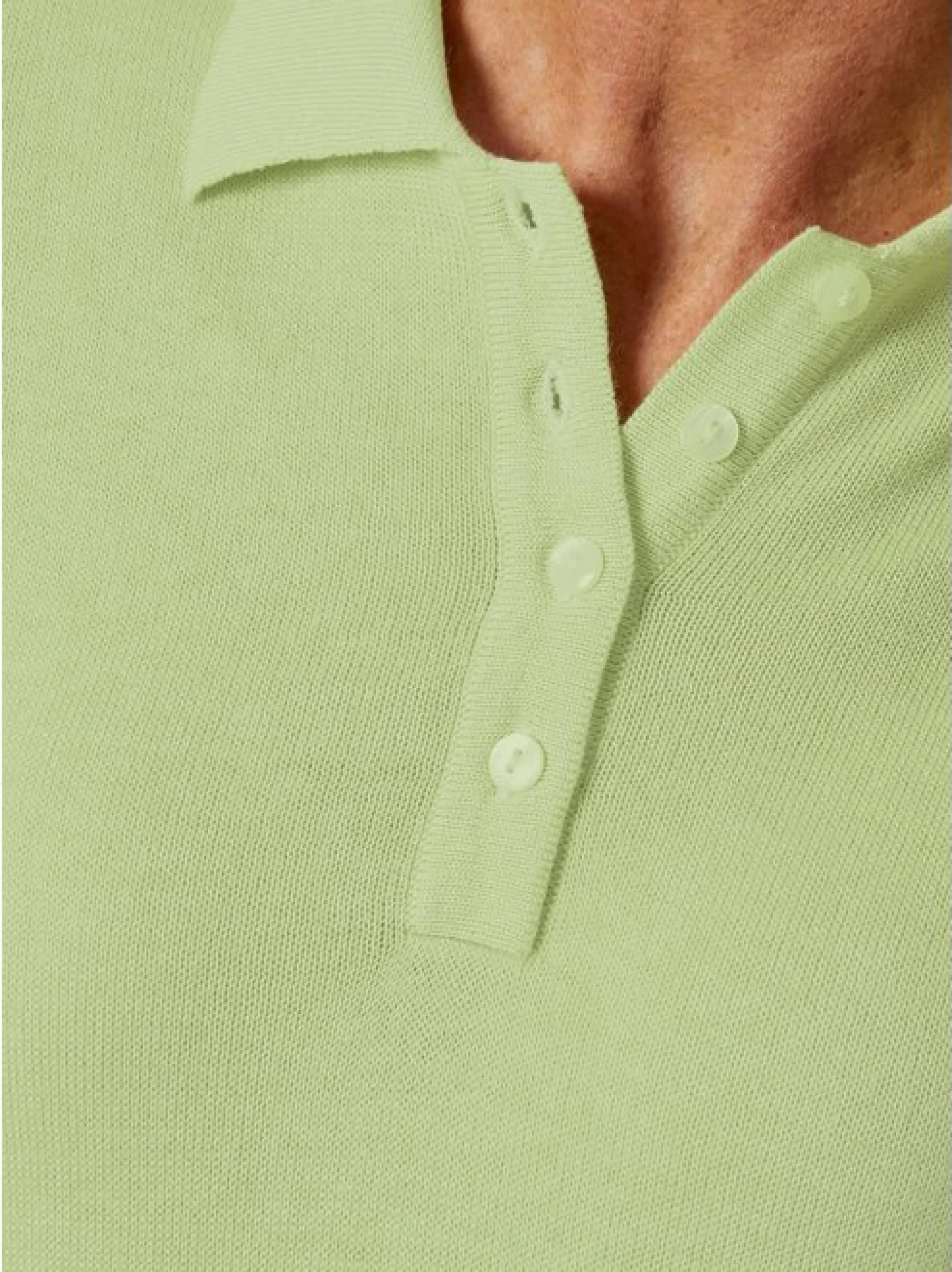 Goldner Damen Kurzarm-Pullover in limone