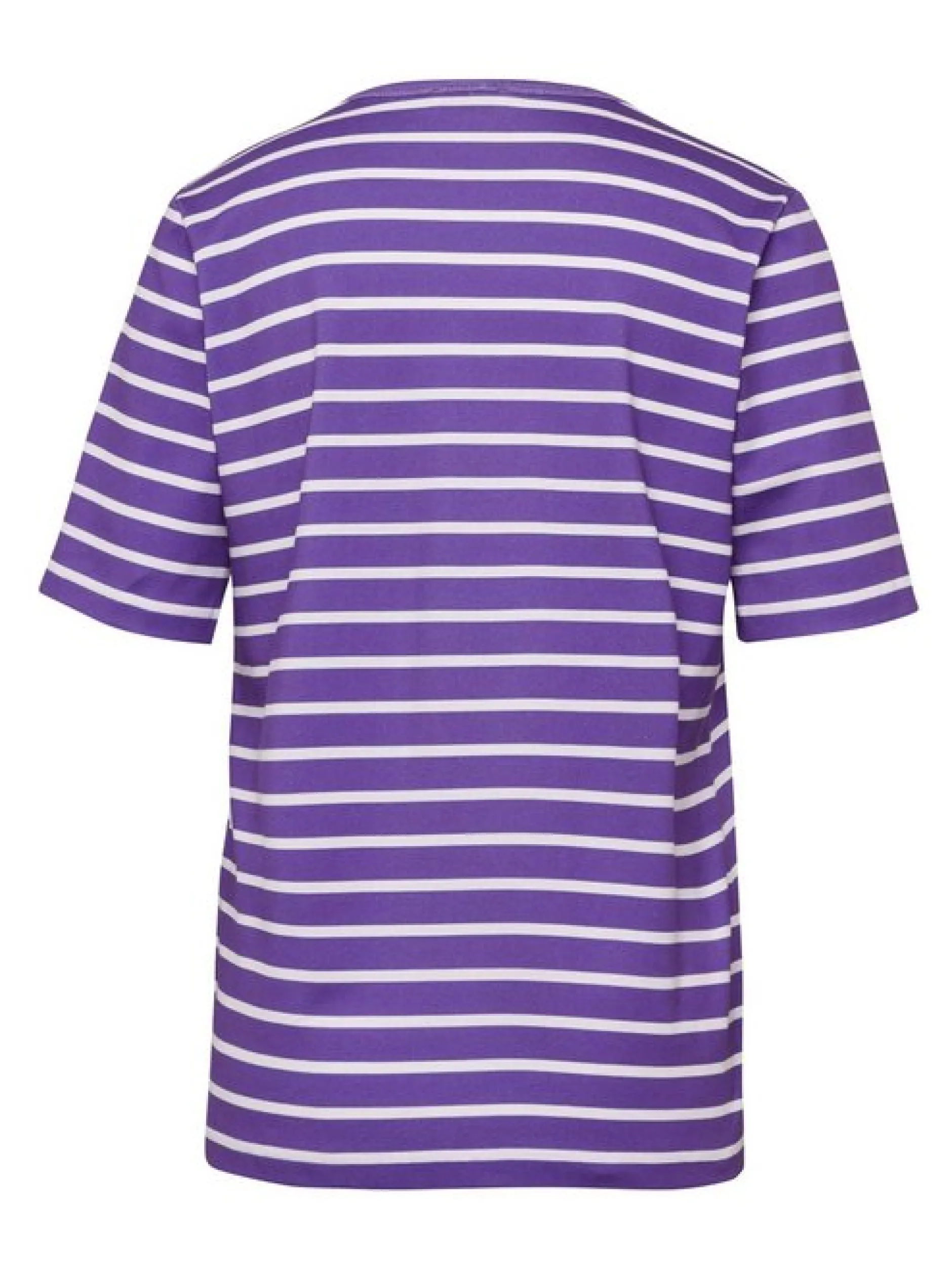 Goldner Damen Kurzarm-Shirts in lila - Ärmel: Halbarm